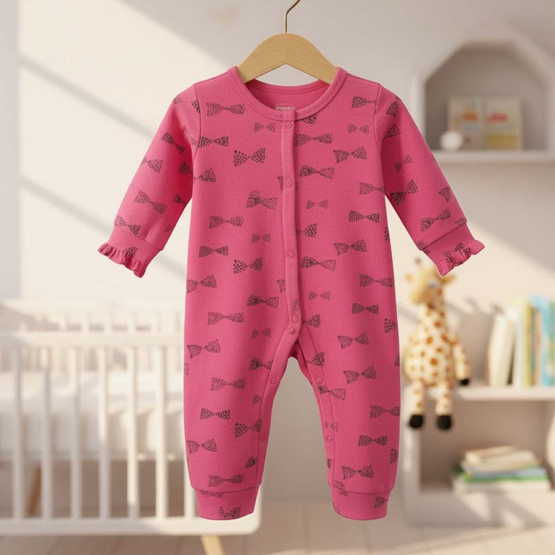 d645b3d47c9716f1ac1cd97dd1f2edf3_101225143609.jpeg Слип Mamas&Papas без ножек Бантики Розовый 1
