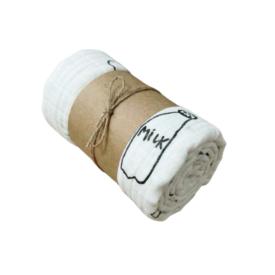 1ba97d4b43961142f0cb5e36c16c838f_112225130928.jpeg Муслиновая пеленка в рулоне Milk 110*120 см 1