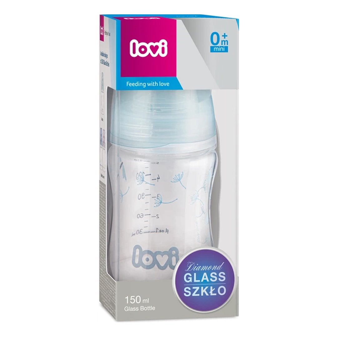 4442814820dc4499eebeaefbe006d683_112625130442.jpeg Стеклянная бутылочка LOVI DIAMOND GLAS 150 мл Botanic 1