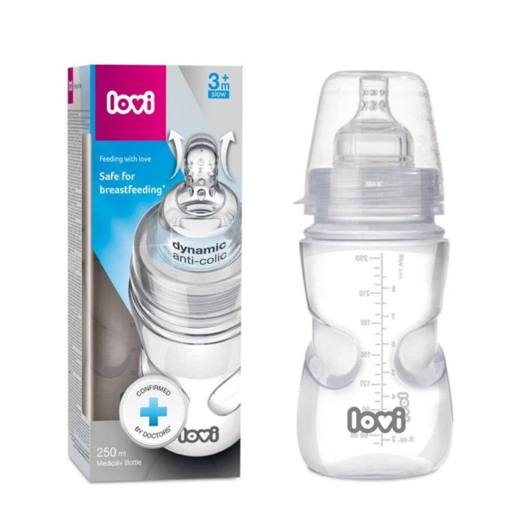 4a349ca6d95c7d4ecf6b76fa084d4d58_112625125511.jpeg Бутылочка LOVI Medical+ 250 мл 3+ мес 1