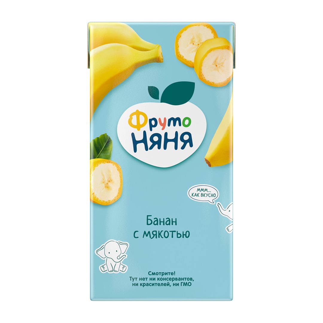 c621c11570ba14556e223512e3ac803a_110825133012.jpeg Нектар ФрутоНяня банан с мякотью 500 мл. 3+ лет. 1