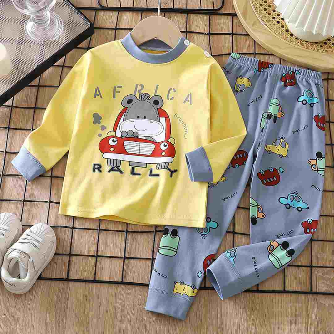 cec7d8912f5521ae35967f9eeed32e51_101225165106.jpeg Детская пижама Babys Africa Бегемот Желтый 1
