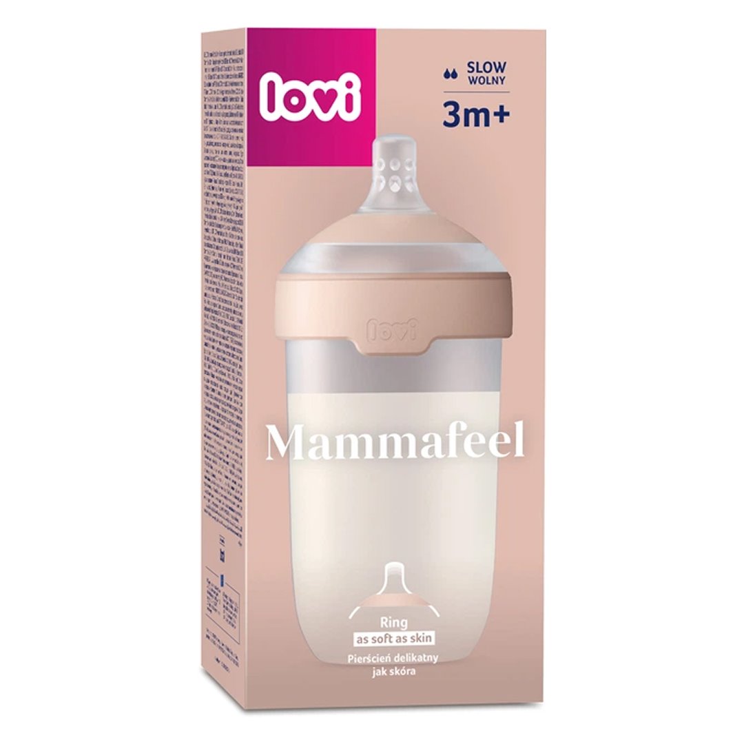 ec77768181fe2f477ad4a9c180446f0d_112625130009.jpeg Силиконовая бутылочка LOVI Mammafeel 250 мл 3+мес 1
