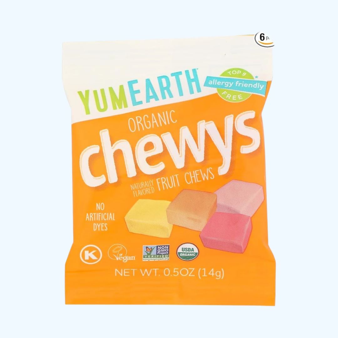 fcdcf71edf9e79a0e851160b9ee8f570_112625123154.jpeg Леденцы Yum Earth Organic Fruit Chews 1