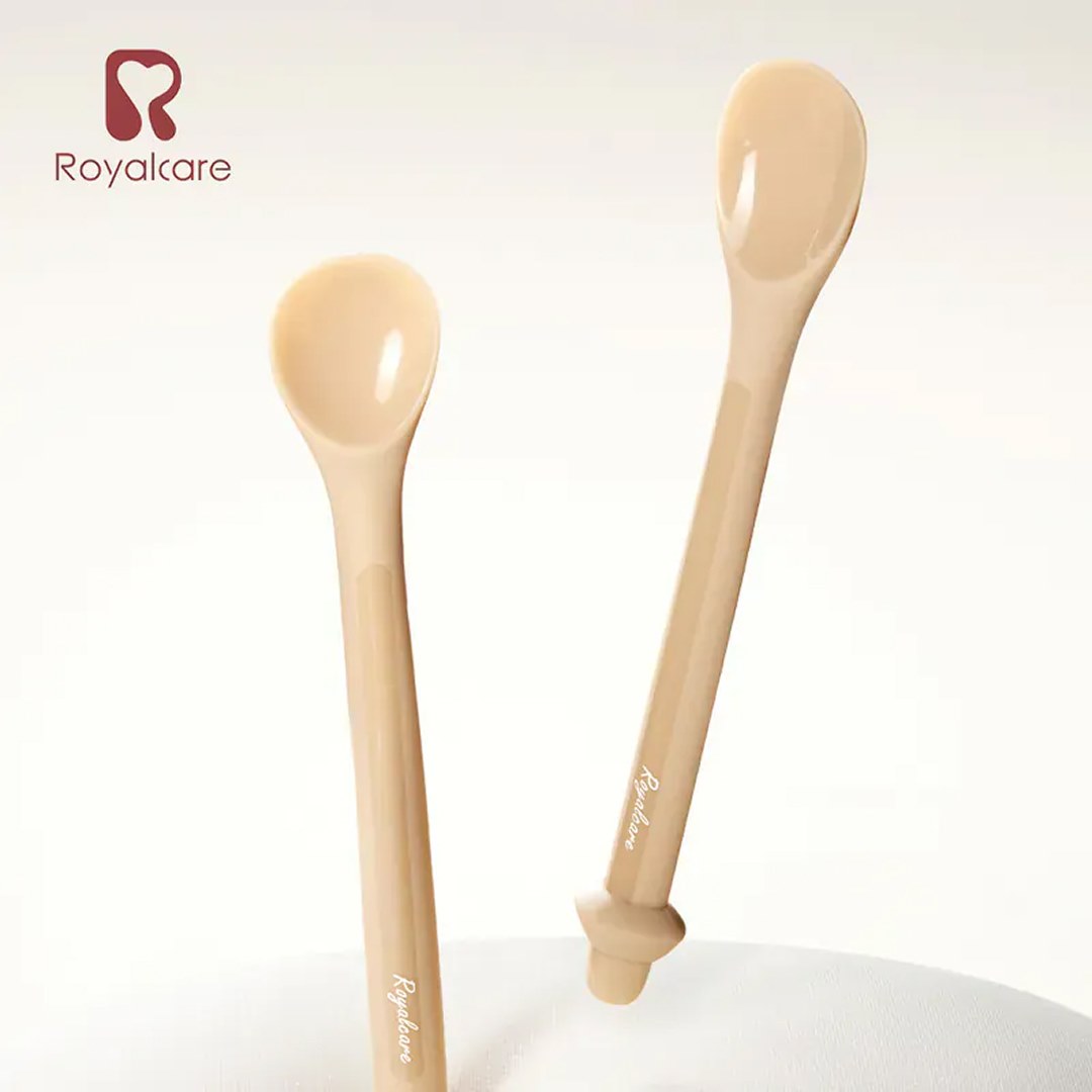ee2de1bb306f451a5431b20018fe813d_121525102235.jpeg Набор силиконовых ложек Royalcare 0+ мес Бежевый 1