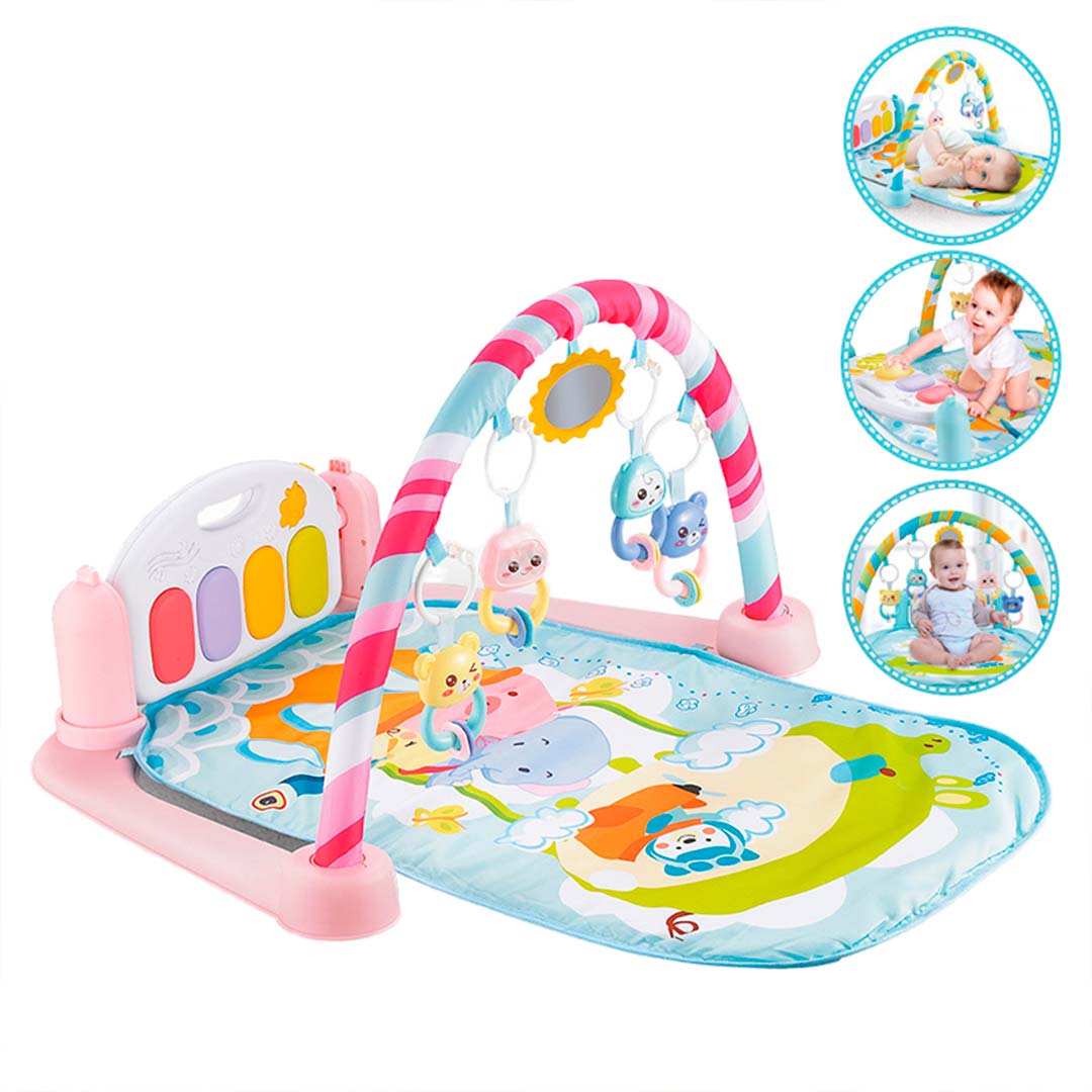3eeb6ac7b691af61af667f5de4f1496c_012226152446.jpeg Развивающий коврик Babys piano gym mat Розовый 1