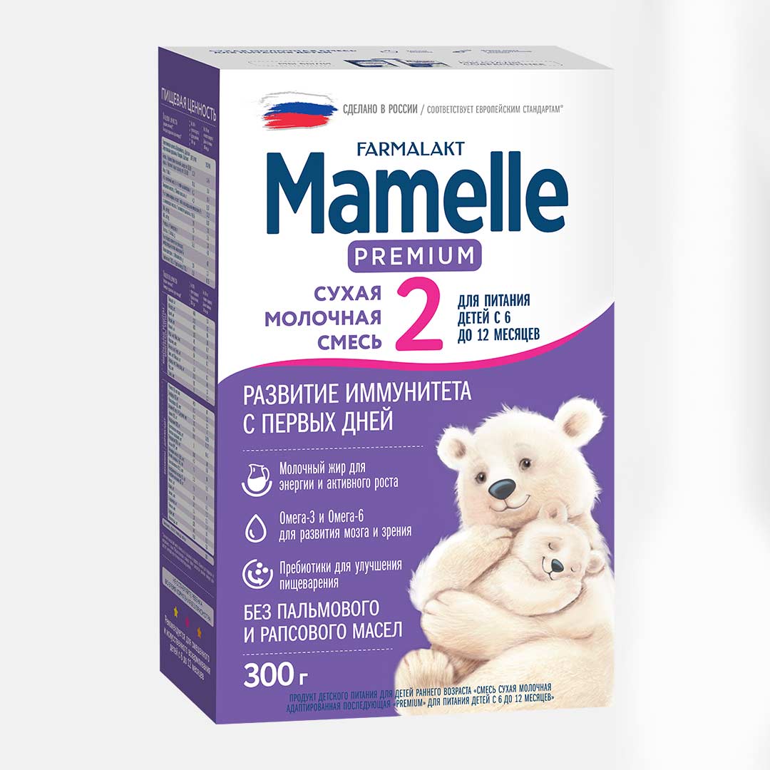 3f00c141e702f12d436c6c6b3b073936_032026193617.jpeg Сухая молочная смесь Mamelle Premium 2 300 гр 6-12 мес 1