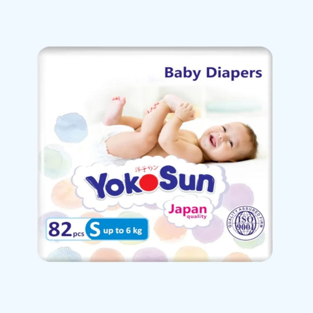 45845a936f7f700c130cc13ff53afc78_061526143806.jpeg Подгузники YokoSun Comfort, S (до 6 кг), 82 шт. 1
