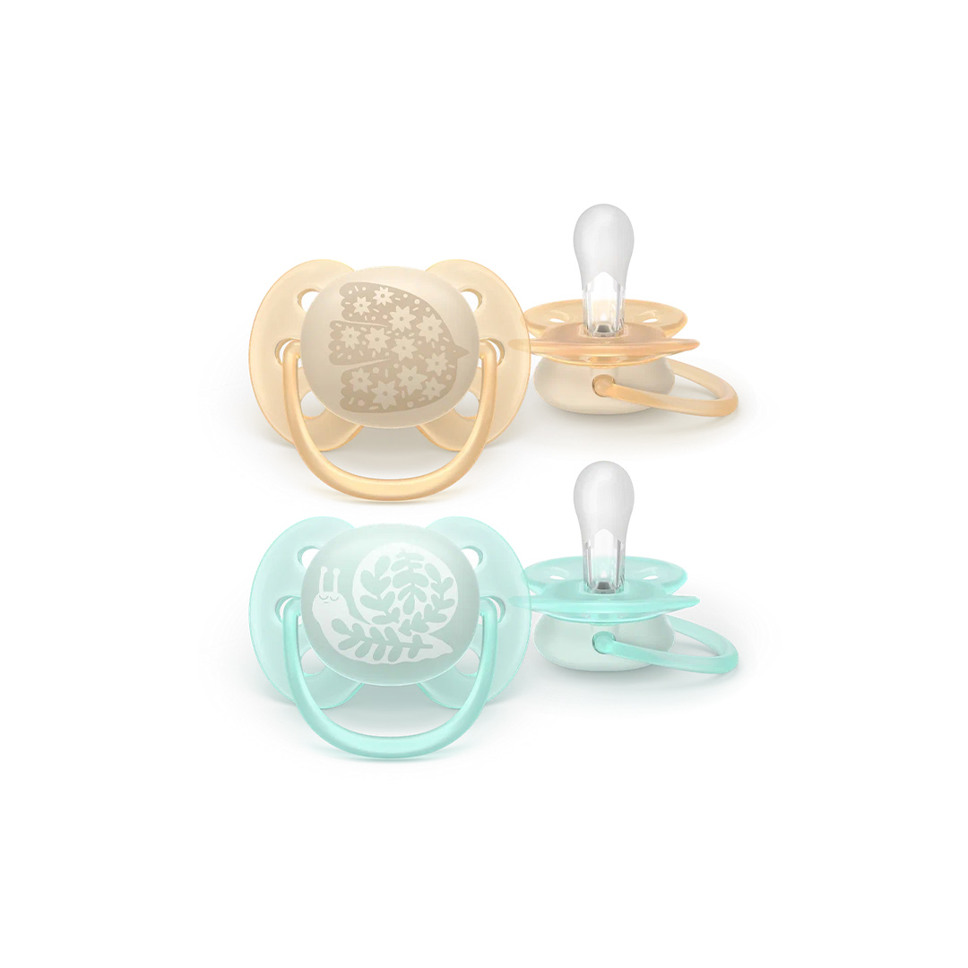 10102baa6b3e4c7ac114d2591183499e_072926135314.jpeg Пустышка Philips Avent Ultra Soft 0-6 мес 2 шт SCF091/41 1