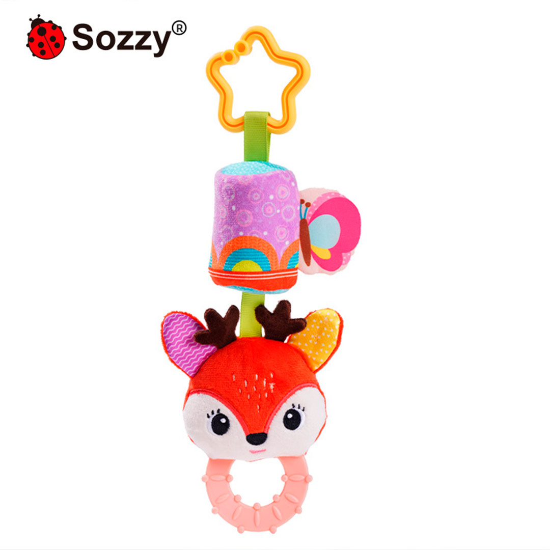1e25209e76726fd8e329be77fef3eef4_072526124353.jpeg Подвесная игрушка погремушка Sozzy Deer Оранжевый 1