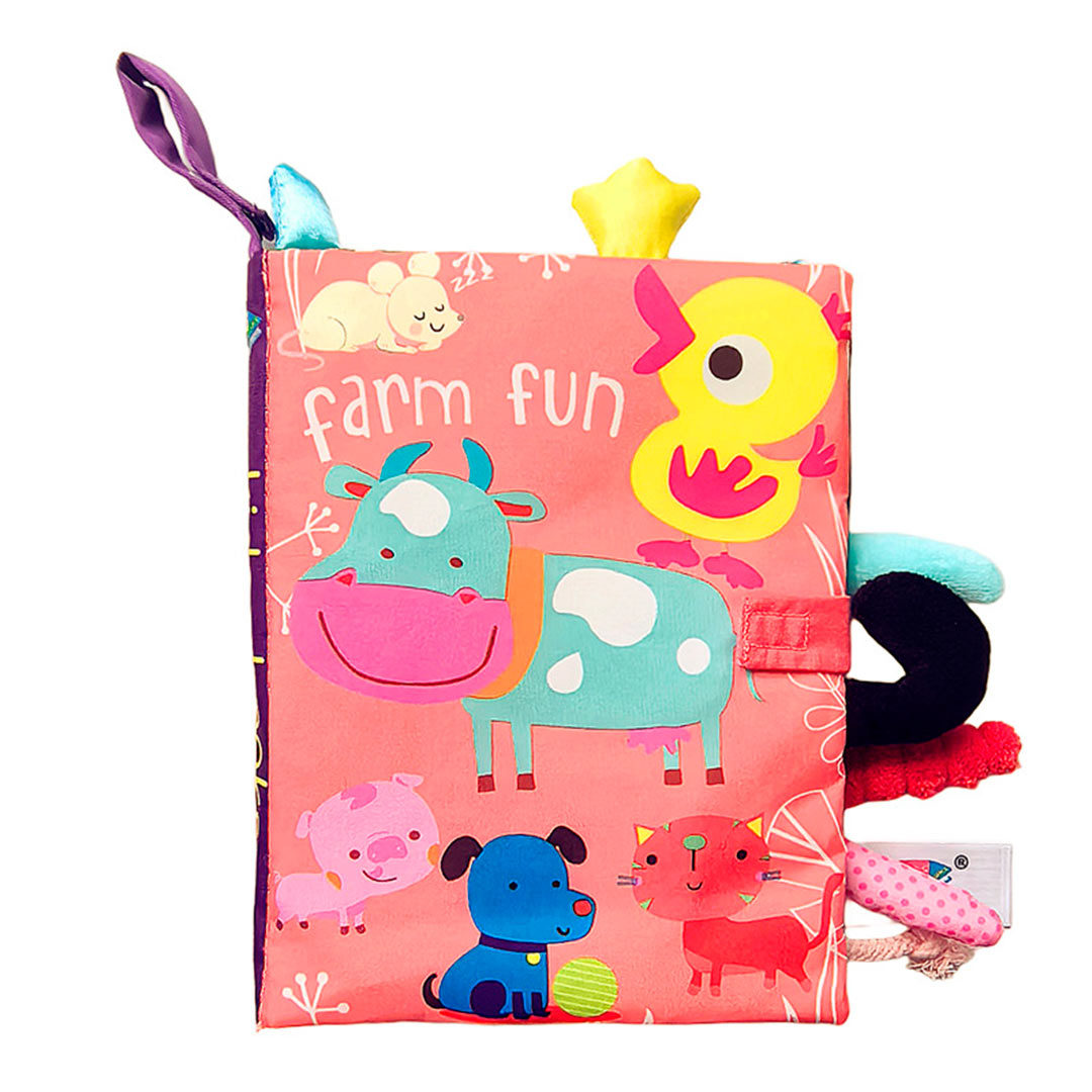 6534cf914c92144e6207ef89d19b0e90_071426123540.jpeg Книжка-шуршалка kidsbooks Farm fun Розовый 1