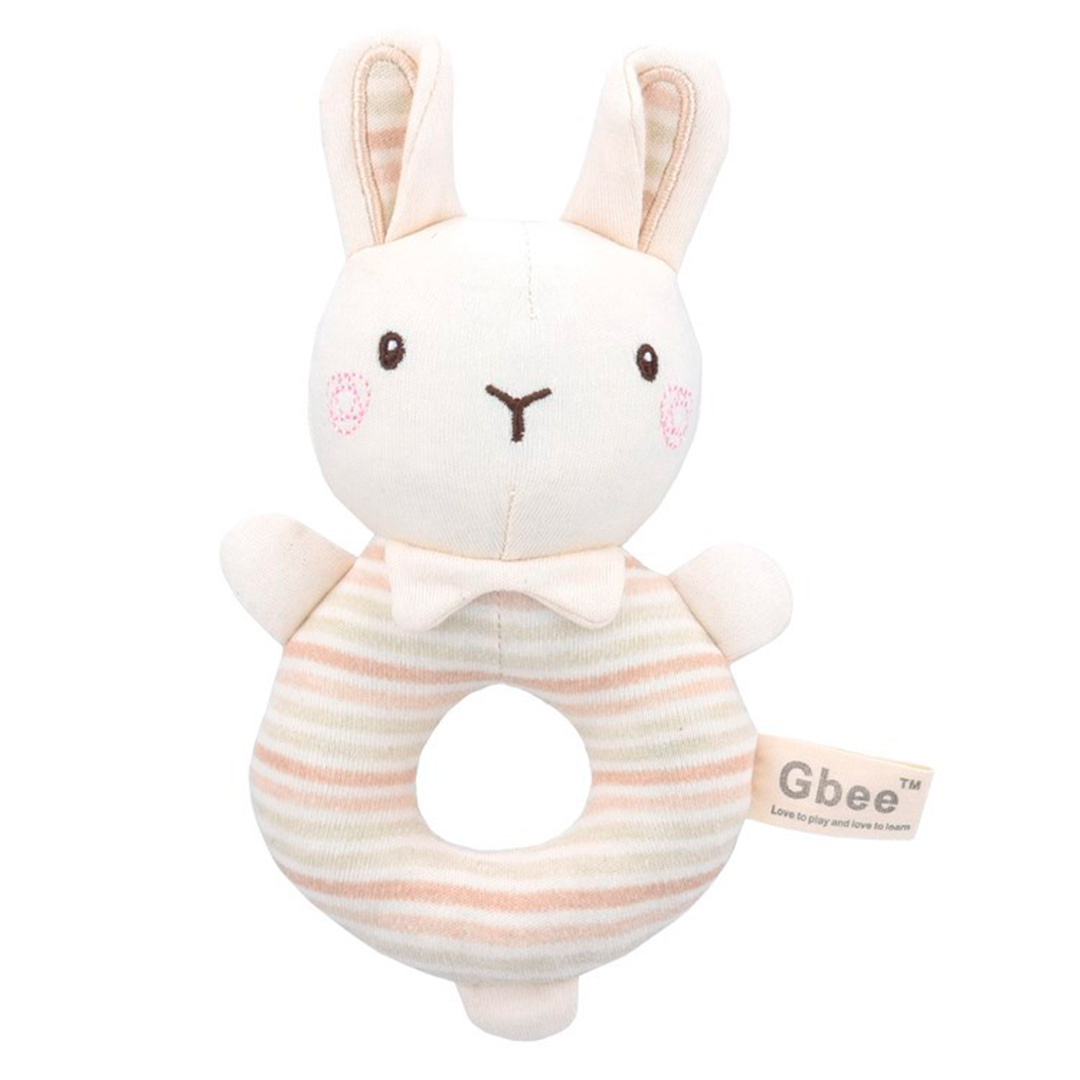 ca0a6cedf258a610d0e57cede814510d_071526142950.jpeg Мягкая погремушка кольцо Gbee Baby Кролик 1