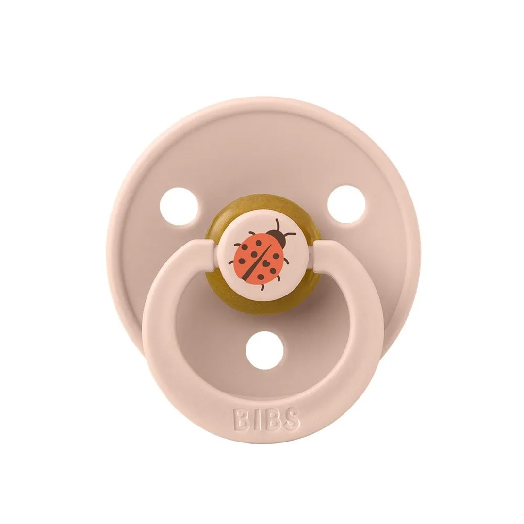 d97a40b18856210710d86dd9a31cb7ce_072926131928.jpeg Пустышка латексная BIBS Studio Colour Ladybug-Blush 6+ мес 1