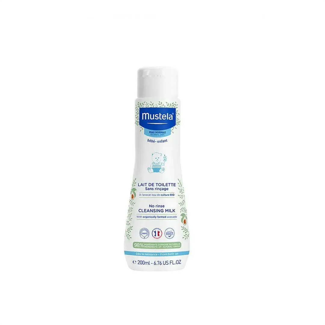 10102baa6b3e4c7ac114d2591183499e_080526171622.jpeg Очищающее молочко Mustela не требующий смывания 200 мл 1
