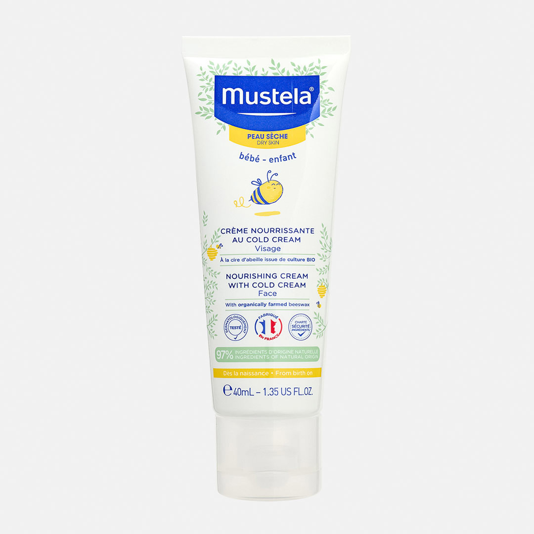 1acf4290eec622f9a45985428b447385_080526161354.jpeg Питательный крем Mustela для лица с кольд-кремом 40 мл 1