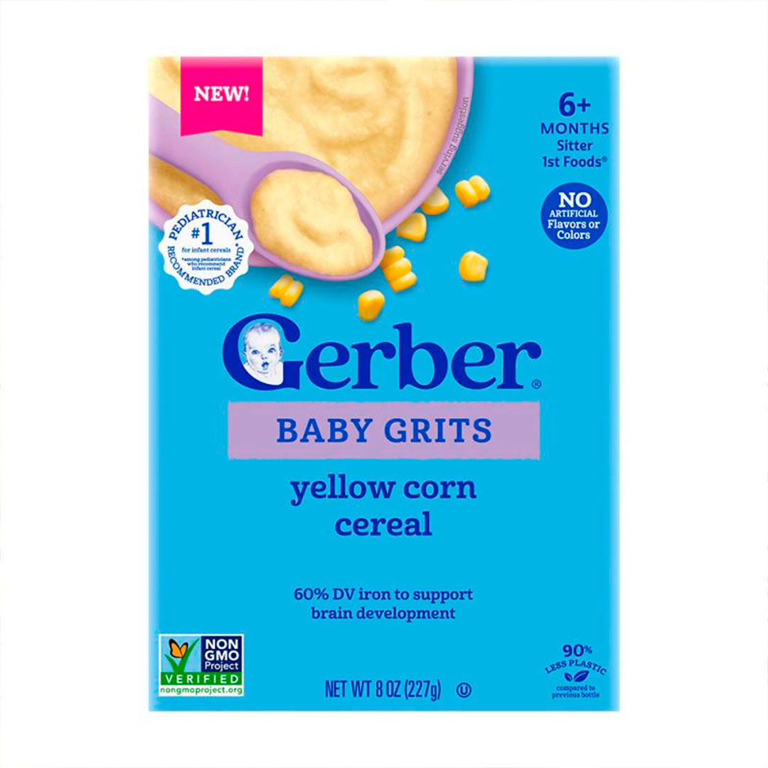 4ef39df216ba759baf88aaf015b7da5a_081426112211.jpeg Каша Gerber Кукурузная с 6+ мес 227 гр 1