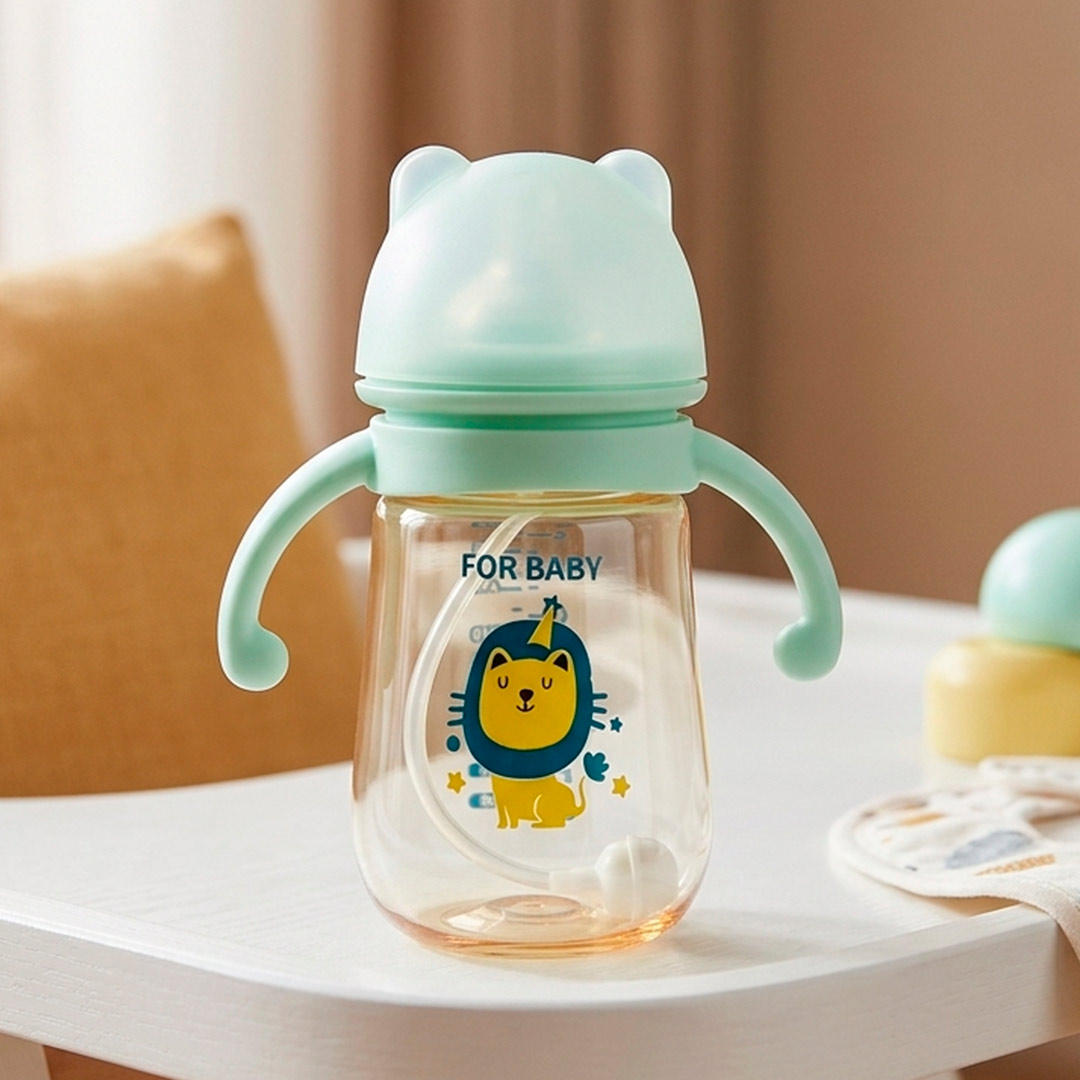 e18fab8506a44ffec070492a8c6bcdc4_081226150823.jpeg Поильник For Baby Лев Зеленый 300 мл 1