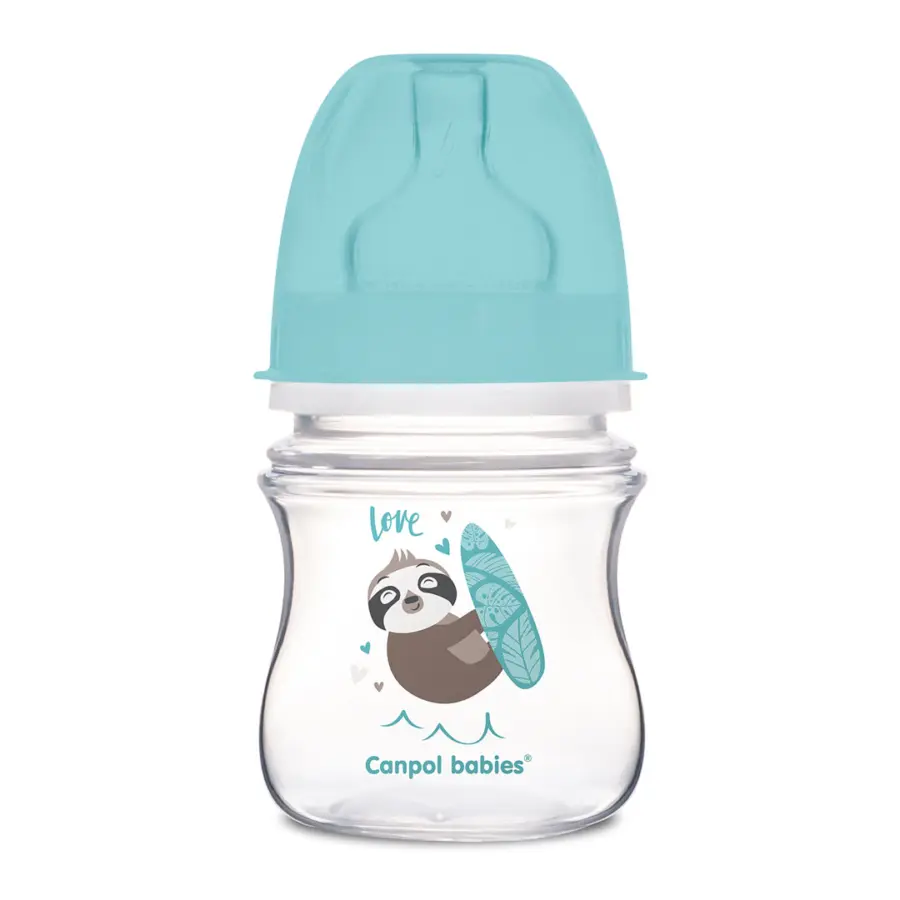 Антиколиковая бутылочка Canpol Babies 120 мл 0+ мес Ленивец — 2