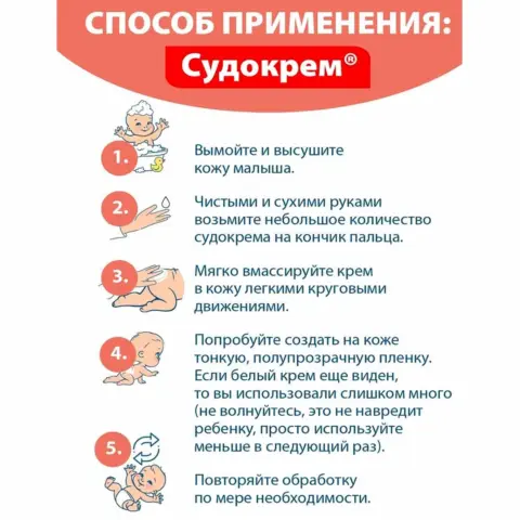 Фото Антисептический заживляющий крем Sudocrem 60 гр