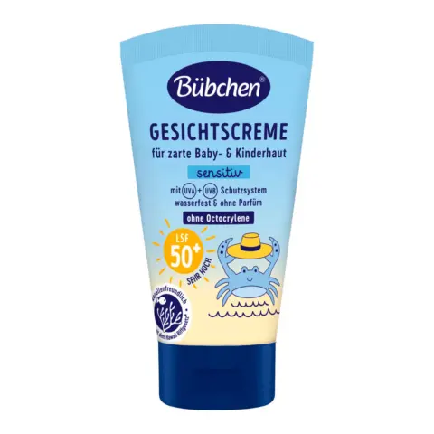 Фото Bubchen Солнцезащитный крем Sensitiv SPF 50+ 50 мл 0+ мес