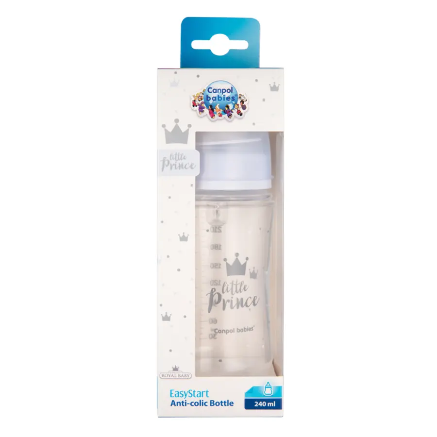 Бутылочка Canpol Babies EasyStart Royal Baby антиколиковая 240 мл 3+ месяцев — 3