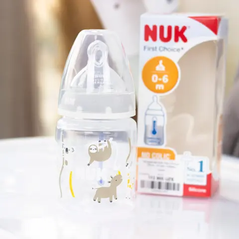 Фото Бутылочка NUK First Choice+ 150мл. 0-6 мес Сафари