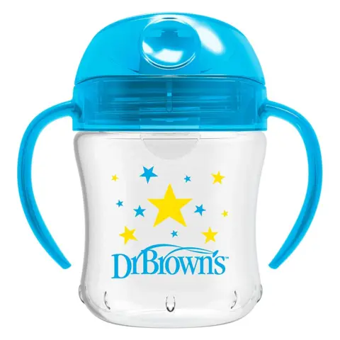 Фото Чашка DrBrown's с мягким носиком и ручками Звездочка Transition Cup 180 мл 6+ мес TC61004-INTL