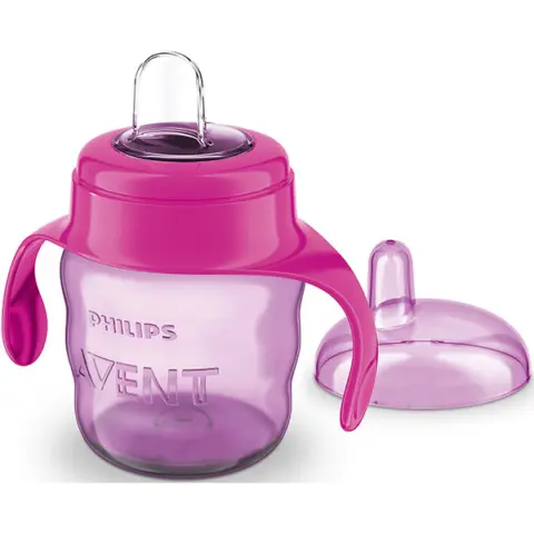 Фото Чашка с мягким носиком и ручками Philips Avent 6+, 200 мл SCF551/03