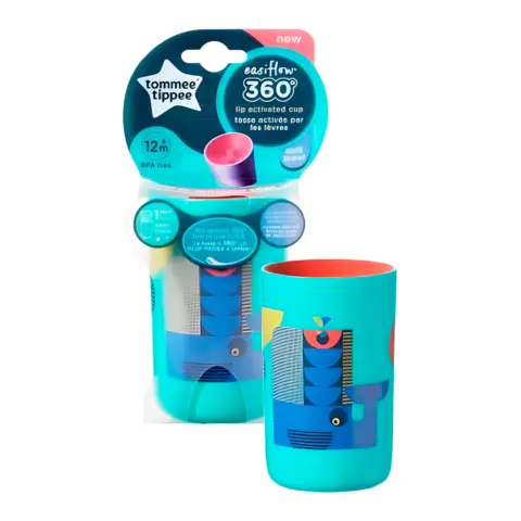 Фото Чашка Tommee Tippee easiflow 250мл Кит 12+мес.