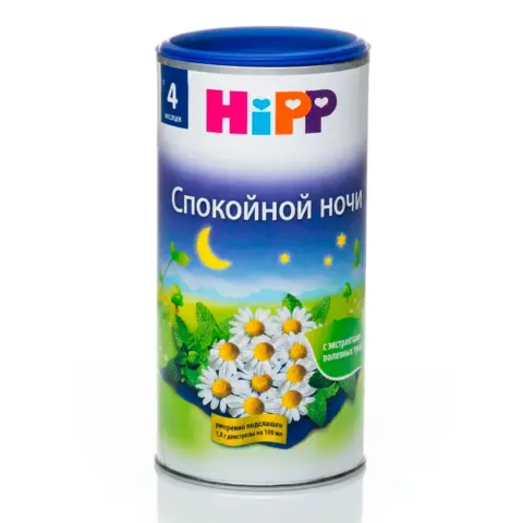 Фото Чай Hipp Спокойной Ночи 200 гр. 4+ мес.
