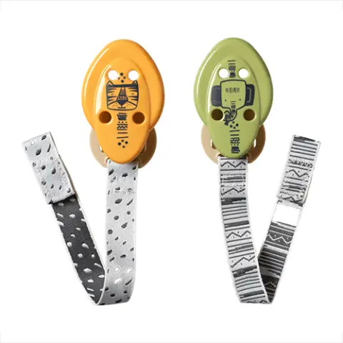 Фото Держатель для пустышек Tommee Tippee clip-on 0+мес. тигренок 2шт.