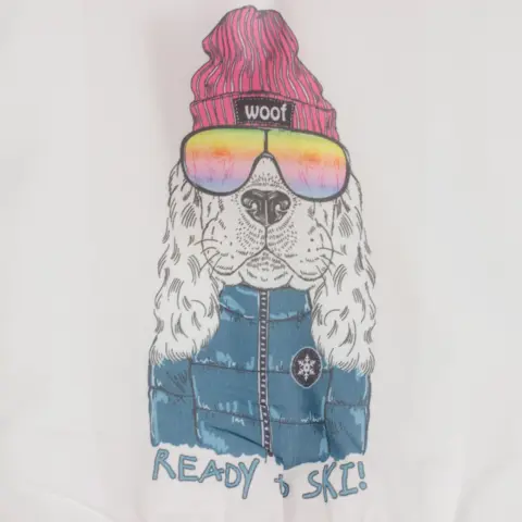 Фото Детская футболка Escabel Ready to Ski dog