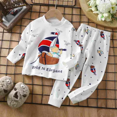 Фото Детская пижама Babys Bold N Elegant Белый