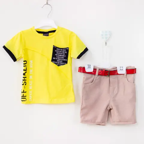 Фото Детский комплект 2ка babyhood шорты+футболка Off-shaliu