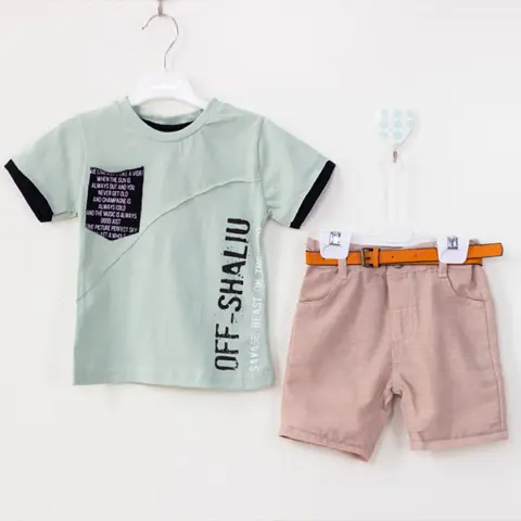 Фото Детский комплект 2ка babyhood шорты+футболка Off-shaliu