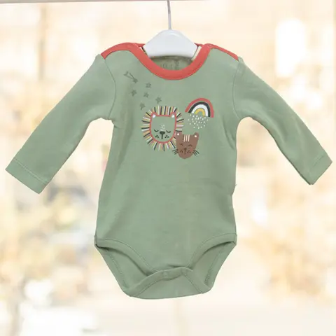 Фото Детское боди с длинным рукавом Caramell Baby leo