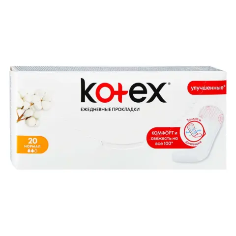 Фото Ежедневные прокладки Kotex Комфорт 20 шт