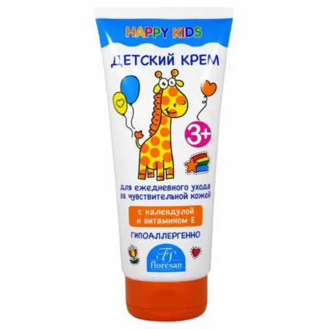Фото Ф-405а Детский крем Happy kids с календулой и витамином Е 200 мл
