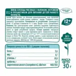 ФрутоНяня Мини хлебцы рисовые с яблоком и персиком 30 г 12+ мес — 2
