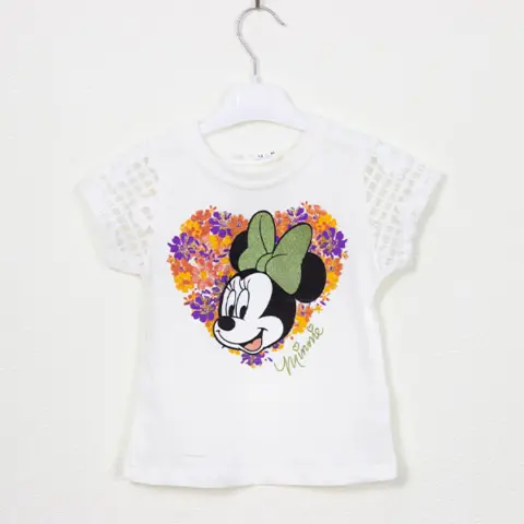 Фото Футболка с коротким рукавом Зара Minnie Dantelli