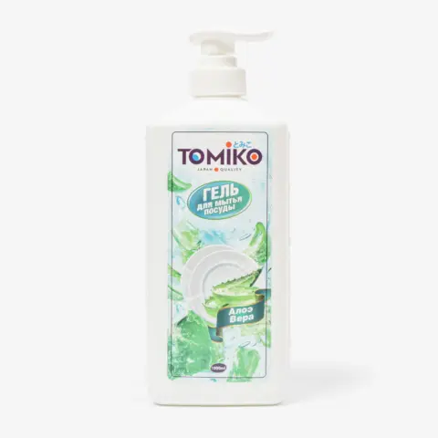 Фото Гель для мытья посуды Tomiko Алоэ вера 1 л