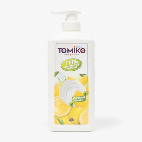 Фото Гель для мытья посуды Tomiko Сочный лимон 1 л