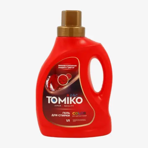 Фото Гель для стирки Tomiko для цветных тканей 1 л