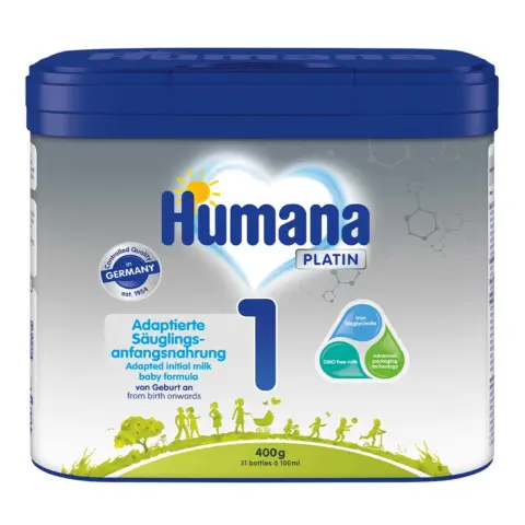 Фото Humana 1 Platin Anfangsnahrung 400 гр с 0+ мес