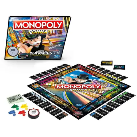 Фото Игра настольная Hasbro Монополия Гонка