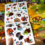 Игра-путешествие Чудеса в подземелье гномов + 36 многоразовых наклеек — 2