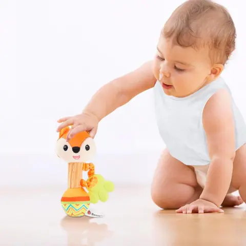 Фото Игрушка Пищалка-погремушка Sozzy Зебра