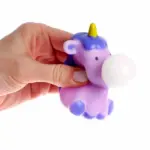 Игрушка сквиш единорог, антистресс с пузырем Супер Жим — 2