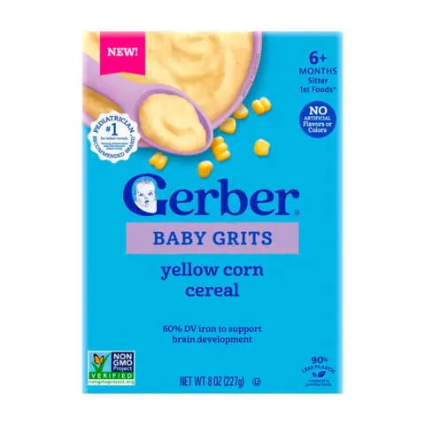 Фото Каша Gerber Кукурузная с 6+ мес 227 гр