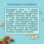 Каша мультизлаковая ФрутоНяня молочная с земляничным печеньем кукурузными сердечками и кусочками земляники 200 гр с 12+ мес — 5
